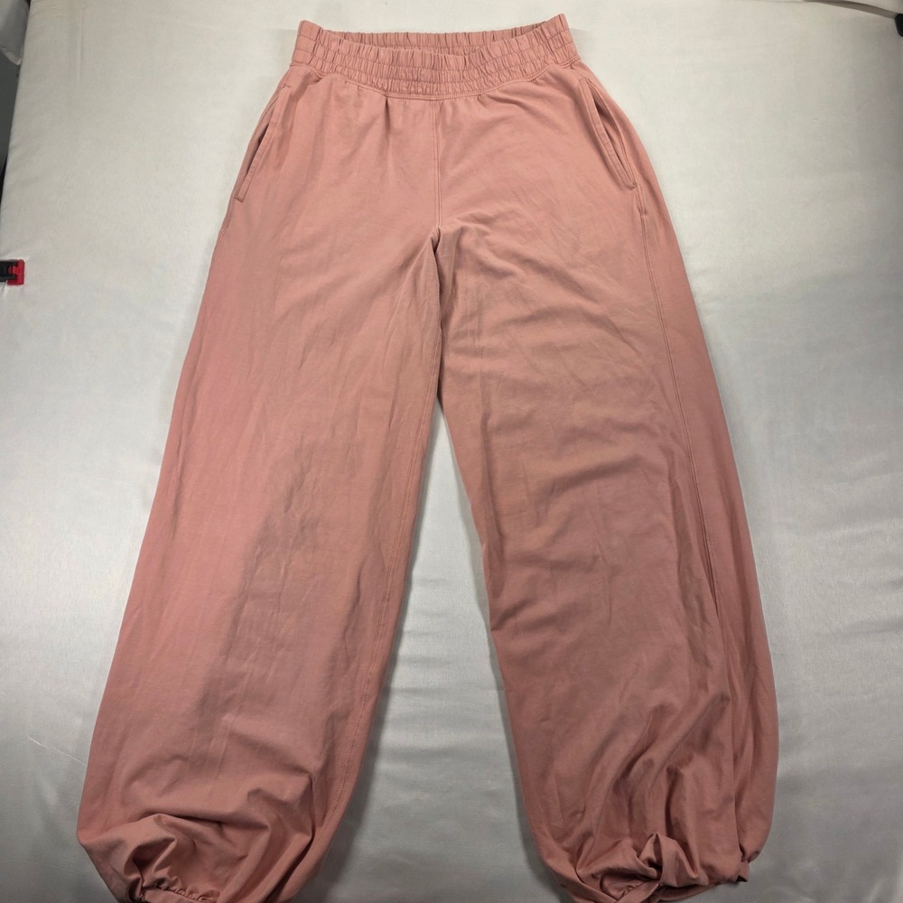 Free People FP Movement Momentum Balloon Pants Dusty Pink Sz. S H818 Retail $128